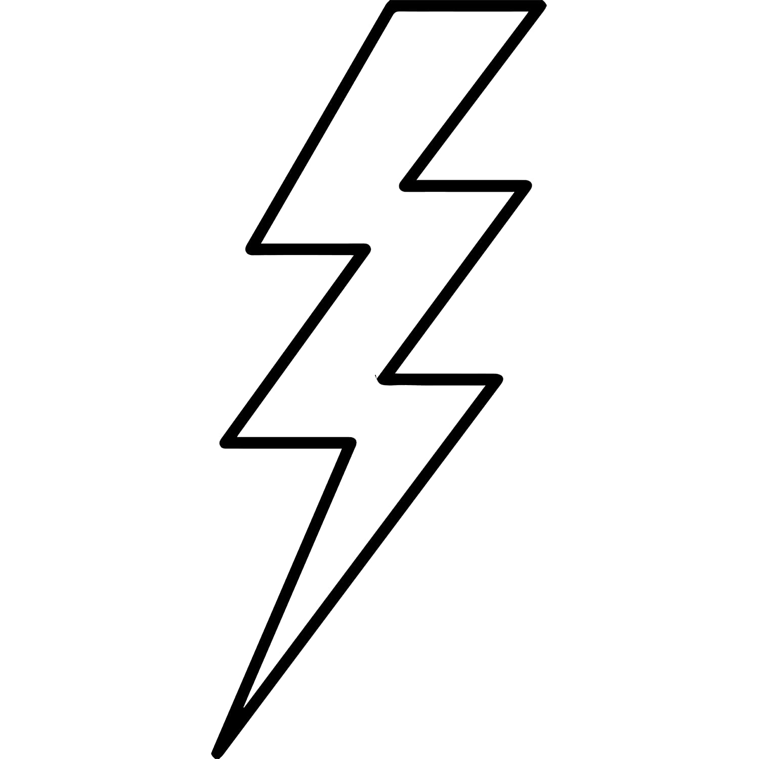 Amazon.com: ANGDEST CLUB Decal Stickers of Lightning Bolt 3